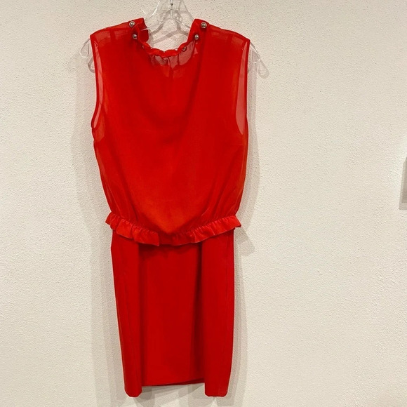 Boutique Moschino Overlay Sheath Dress Size 6 EUC - Picture 5 of 5